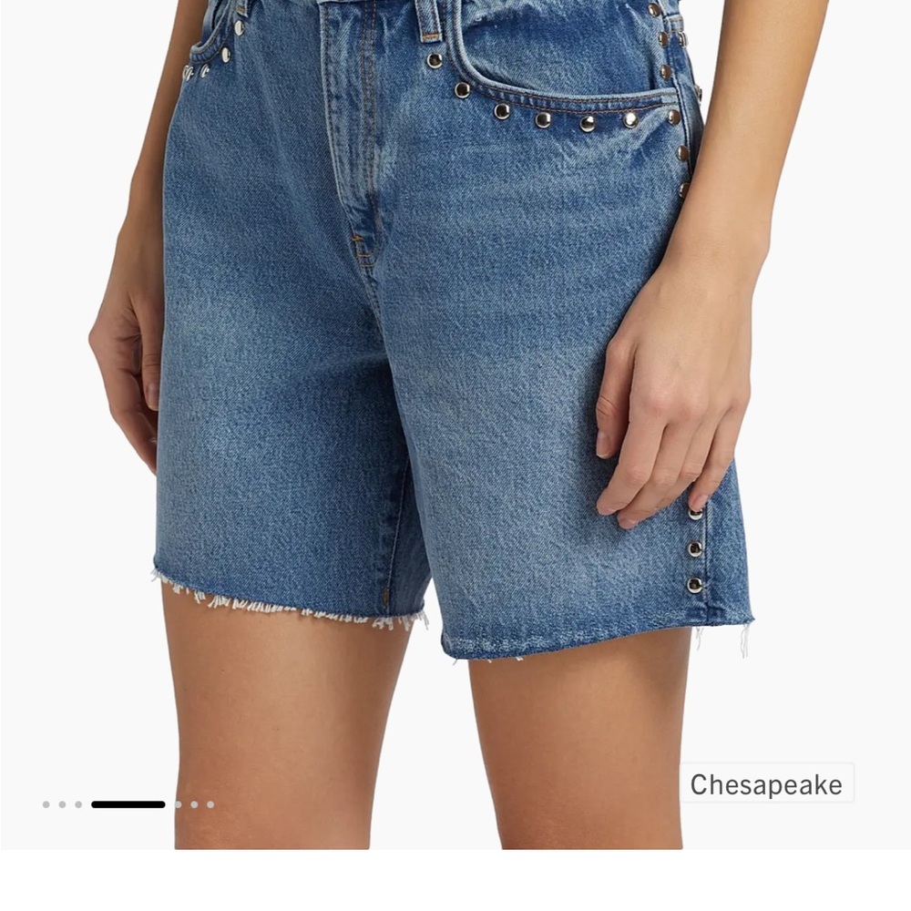 Studded Blue long shorts ref - Picture 8 of 9